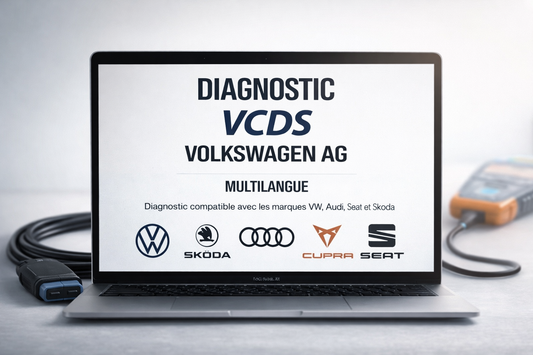 VCDS Diagnose Software für Volkswagen, Audi, Seat & Skoda – Vollversion Multilang – Kostenlose Updates