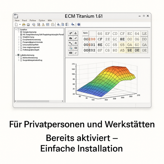 ECM Titanium 1.61 – Motormanagement Software Deutsch